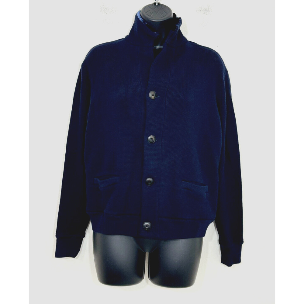 GIORGIO ARMANI Wool Cardigan Grandpa Sweater Luxury IT 46/US XL